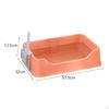 Dog Litter Pan Cage Pee Tray Bunny Bedpan with Scoop Potty for Ferrets