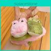 Crocodile Little Animal Hugging Couple Friend Plush Keychain Pendant Backpack