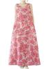 Chunacchi Sleeveless Retro Long Maxi Botanical Everyday Cherry Blossom Maternity Relaxed Sleeveless Dress, Length, Women's, Comfortable, Lightweight,