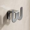 Wall-Mounted Shoe Rack with Drainage Holes Space-Saving Aluminum Hooks for Bathroom Kitchen No-Drill Adhesive Installation Rack for Slippers Towels