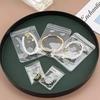 Thick Transparent Pvc Seal Bag 50/100 Units Transparent Pvc Bags With Closure For Jewelry Storage Bags