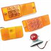 Oufu 24V LED Truck Semi-Trailer Side Marker Light (Red/Yellow)