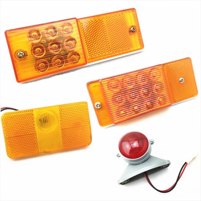 Oufu 24V LED Truck Semi-Trailer Side Marker Light (Red/Yellow)