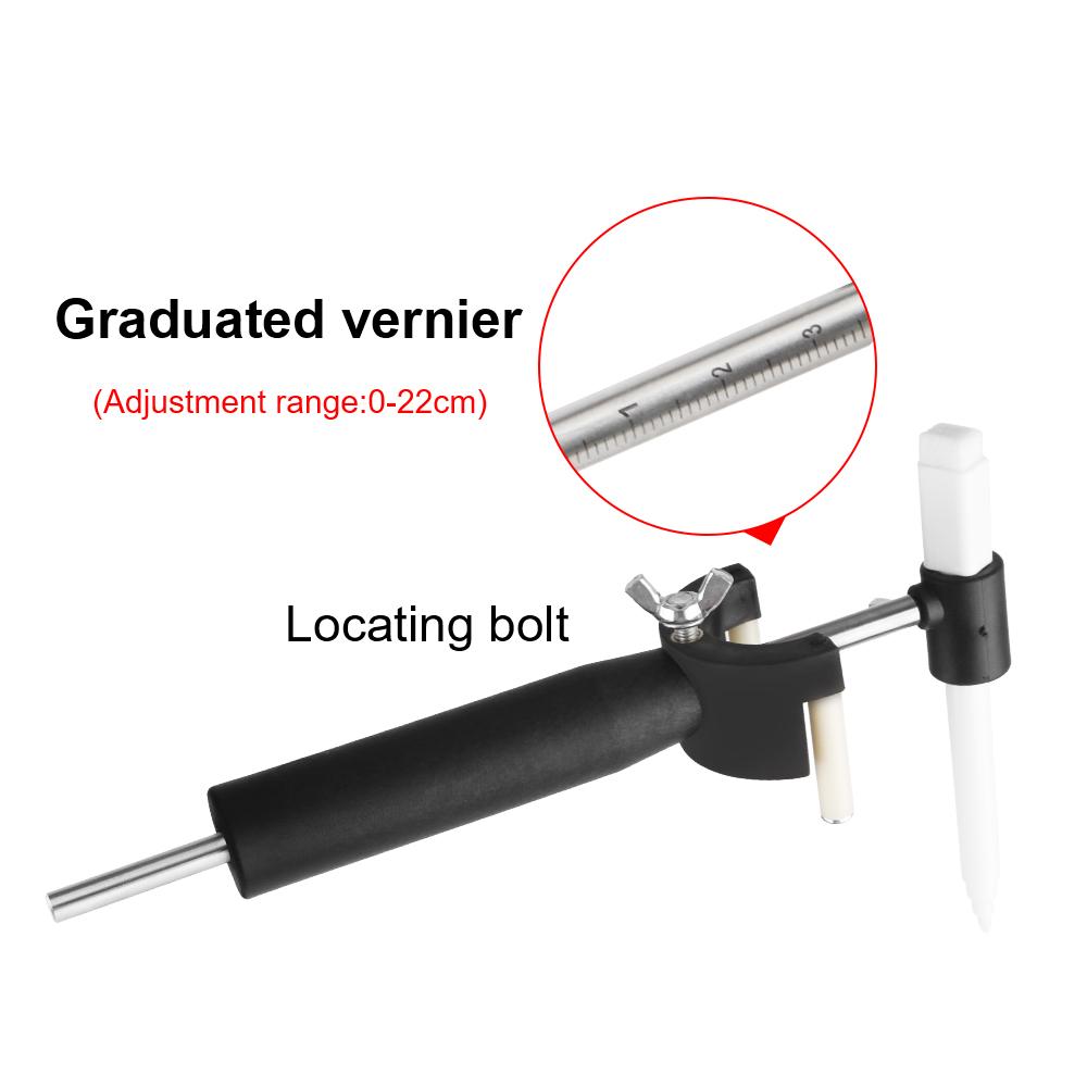 Paint Marking Automotive Sheet Metal Repair Tool Portable and Durable 0-22cm Adjustable Wheel Eyebrow Parallel Marking Device