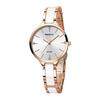 NIBOSI Women's Watch, Simple, Arm Watch, Ceramic, White, Waterproof, Analog, Quartz, Brand, Stylish, Casual, Business, Stainless Steel, For Women,