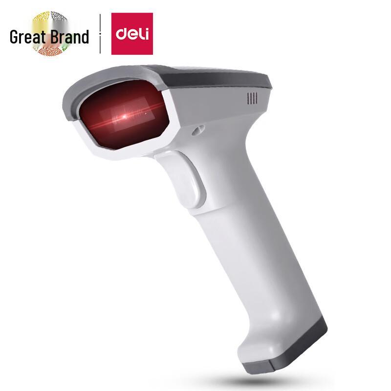 Deli 14882Z Red Light Barcode Scanner