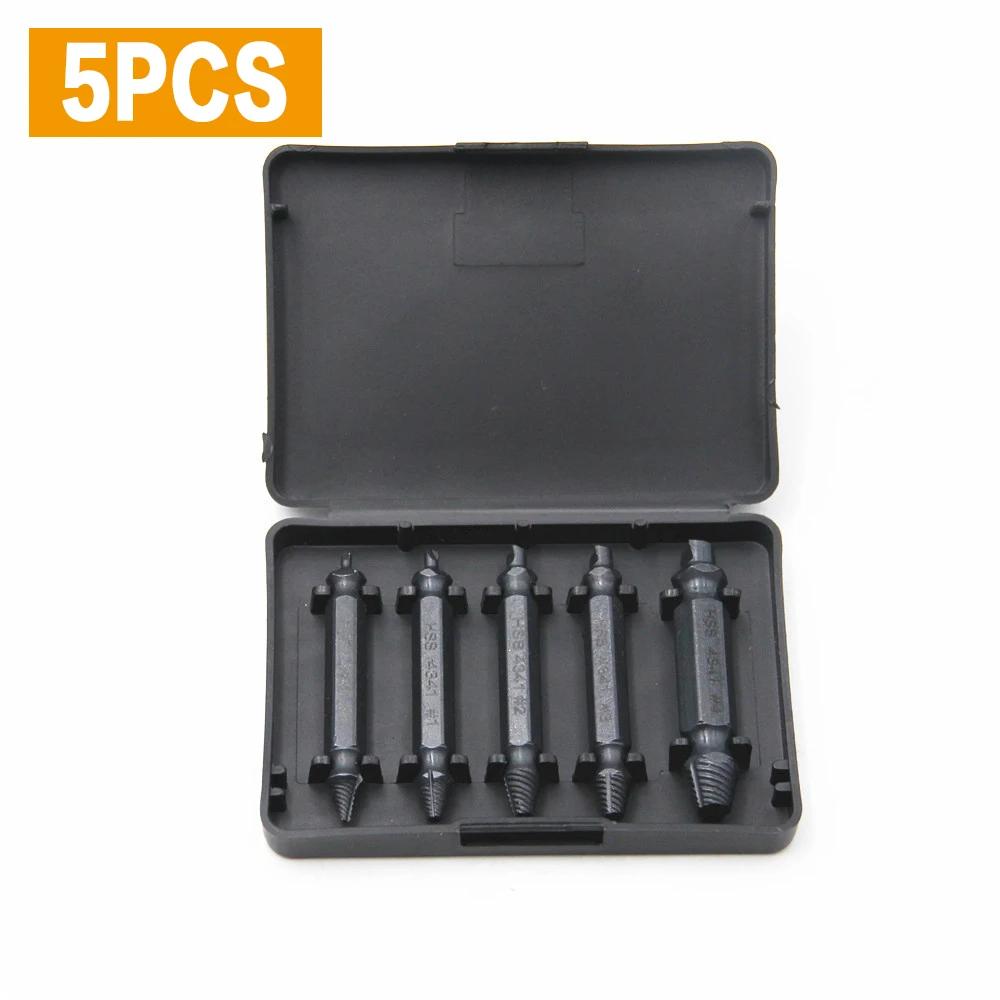 4PCS 5PCS Screwdriver Bit Repair Tool Double Headed Screw Sliding Teeth Removal Kit Durable Hand Tool Set