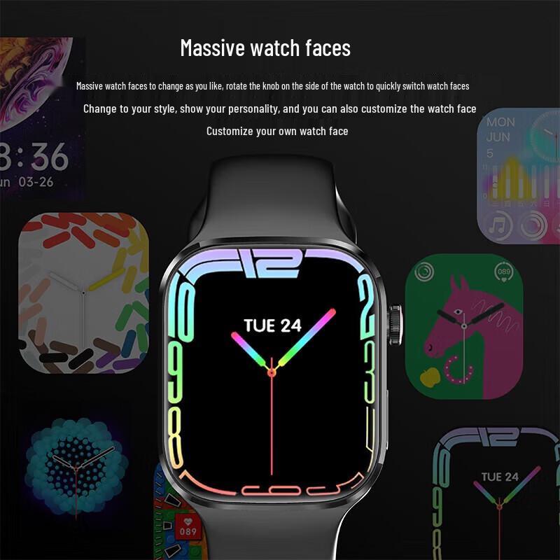 Newmine Y331 Noise-Cancelling Earbuds & I19 Smartwatch Combo