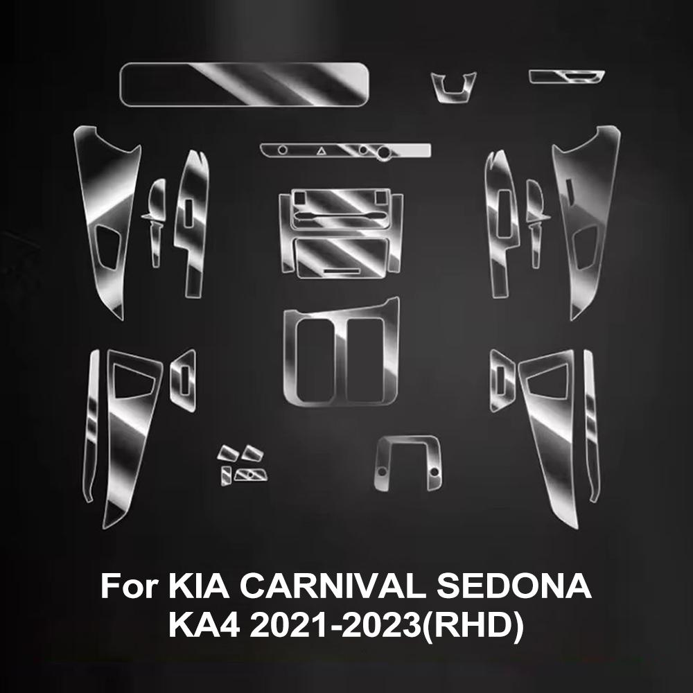 

Transparent TPU Protective Film for Kia Carnival Sedona KA4 2026-2026 Car Interior Center Console Anti-scratch PPF Pre cut Film