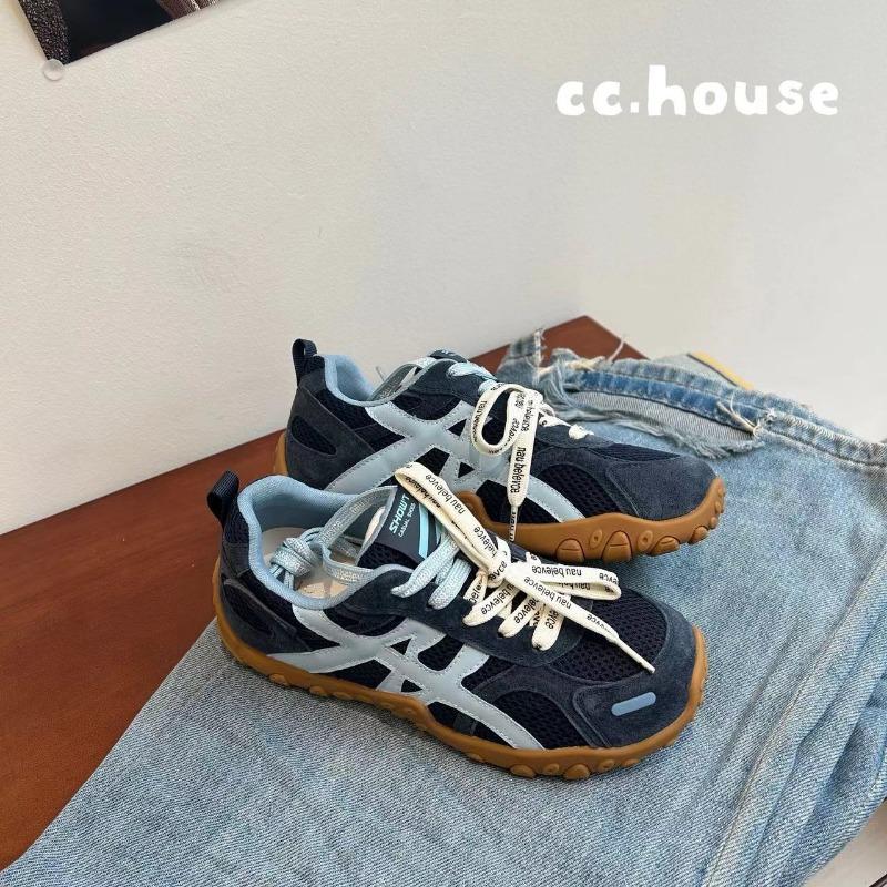 

Thick-soled inner height increase women s autumn new versatile mesh sports and leisure shoes 40