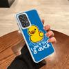 Funny Cute Cartoon Duck Shockproof Phone Case for Samsung A17 A16 A15 A14 A37 A57 A36 A56 A26 A35 A55 A25 A34 A54 A24 A13 A23 A3