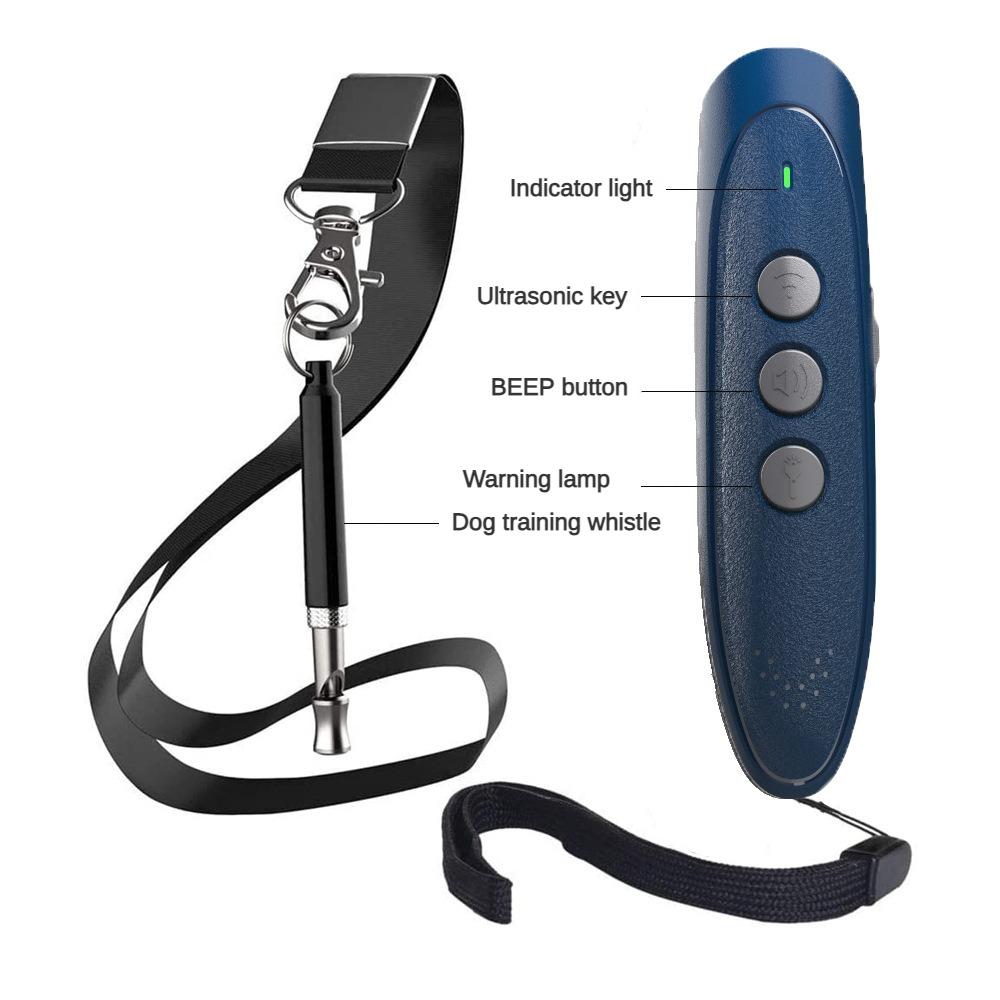 Dog Repellent Portable Outdoor Dog Bite Prevention High-power Training Anti-barking Ultrasonic Electronic Dogs Accessories