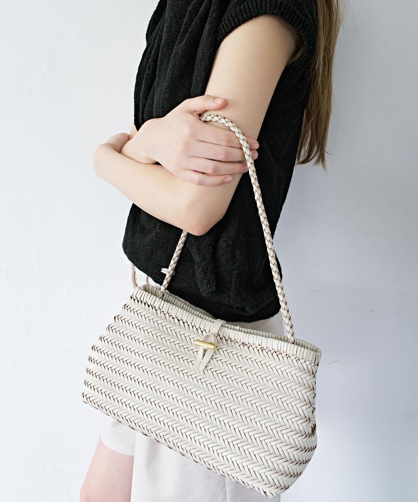 Lememe Sac Petit Tissage Ivory