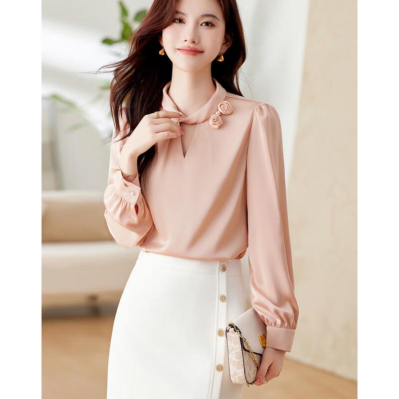 Women s Floral Round Neck Blouse XL