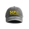 SCP Foundation Bezpečně Udržovat Chránit Baseballová Čepice Opotřebované Klobouky Čepice Unisex Retro Venkovní Letní Nastavitelná SCP Čepice MZ-153