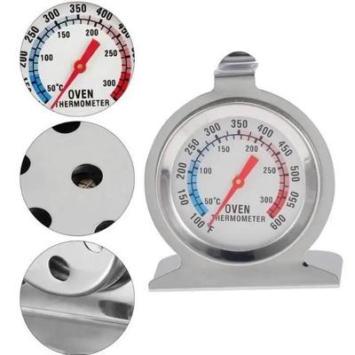 1Pcs Food Temperature Stand Up Dial Oven Thermometer Stainless Steel Gauge Gage Large Diameter Measuring Appliance Kitchen Tools