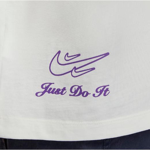 New Nike Sportswear T Shirt Women's White FZ1147-133