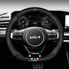 Keyring Car LOGO Steering Wheel Snap-On Protective Cover Shell Anti-Scratch For K5 K9 Sorento Ceed Sportage Carnival Stinger