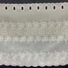 INTERIX Embroidered Lace Cafe Curtain for Small 100cm Wide X 90cm Made In Daisy White CF5-100-90 Windows, Long, Japan, Pattern,