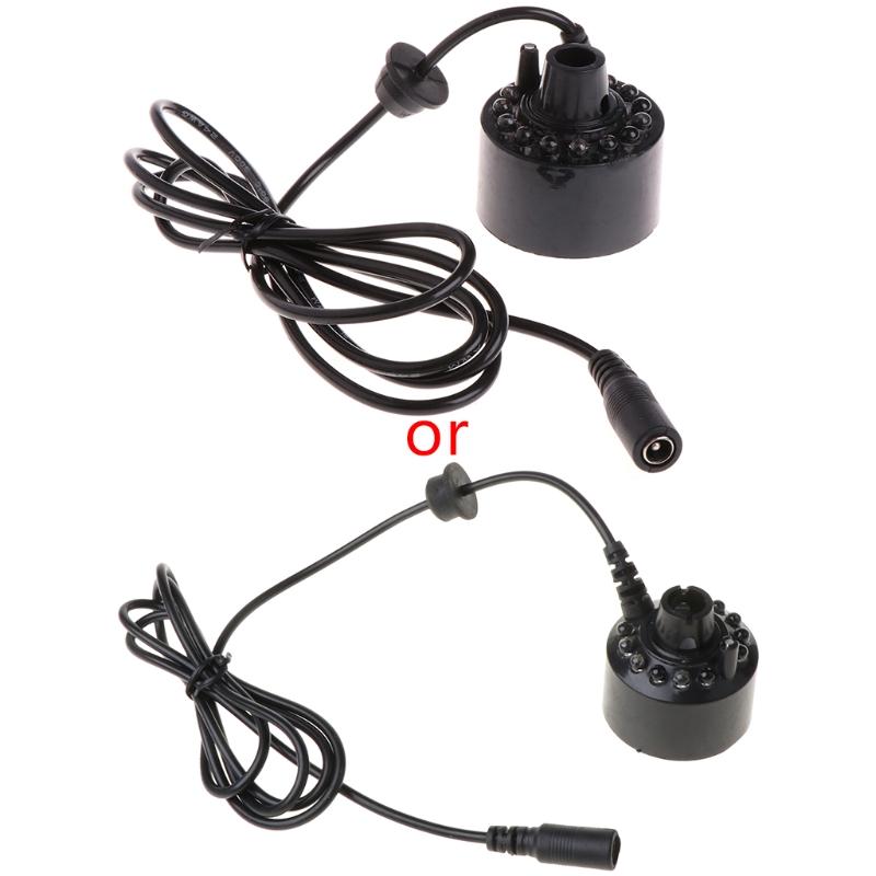 

Мини-генератор тумана с 12 светодиодными лампами для внутреннего и наружного использования чёрный