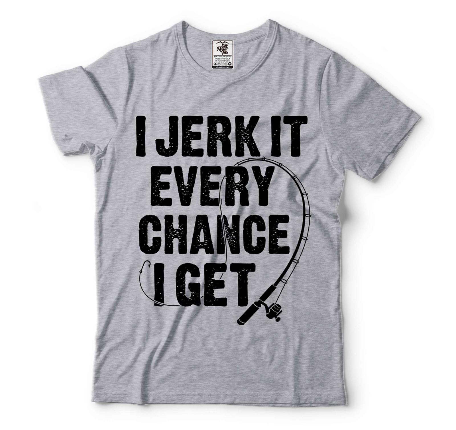 Mens Funny Shirt Fishing Joke Shirt Rude Offensive Fishing Shirts Humorous Gifts S