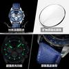 POEDAGAR National Top Swiss Brand New Sports Style Three-Dial Six-Hand Multifunctional Men's Watch