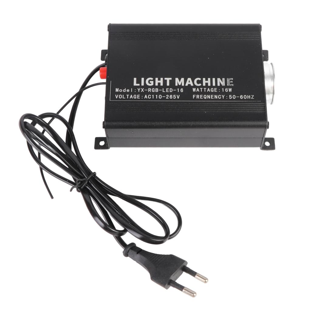 16W RGBW LED Optische Decken-Dekorations-Kit Lichtmaschine mit Kabeln Fernbedienung