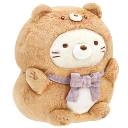 MF87501 Sumikkogurashi Bear Cafe at Home Collectible Plush Toy Cat