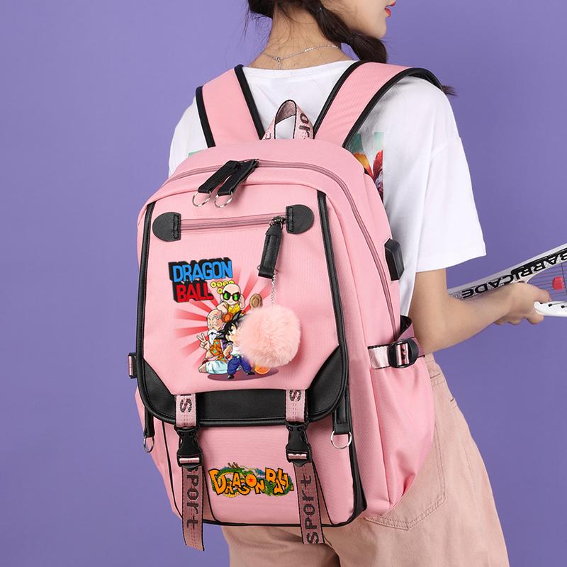 3Pcs/set Anime Dragon Ball Daily Laptop Backpack Lightweight bag for Men Women Travel Bag Student Girl Boy Back To School Unisex Bagpack Mochila