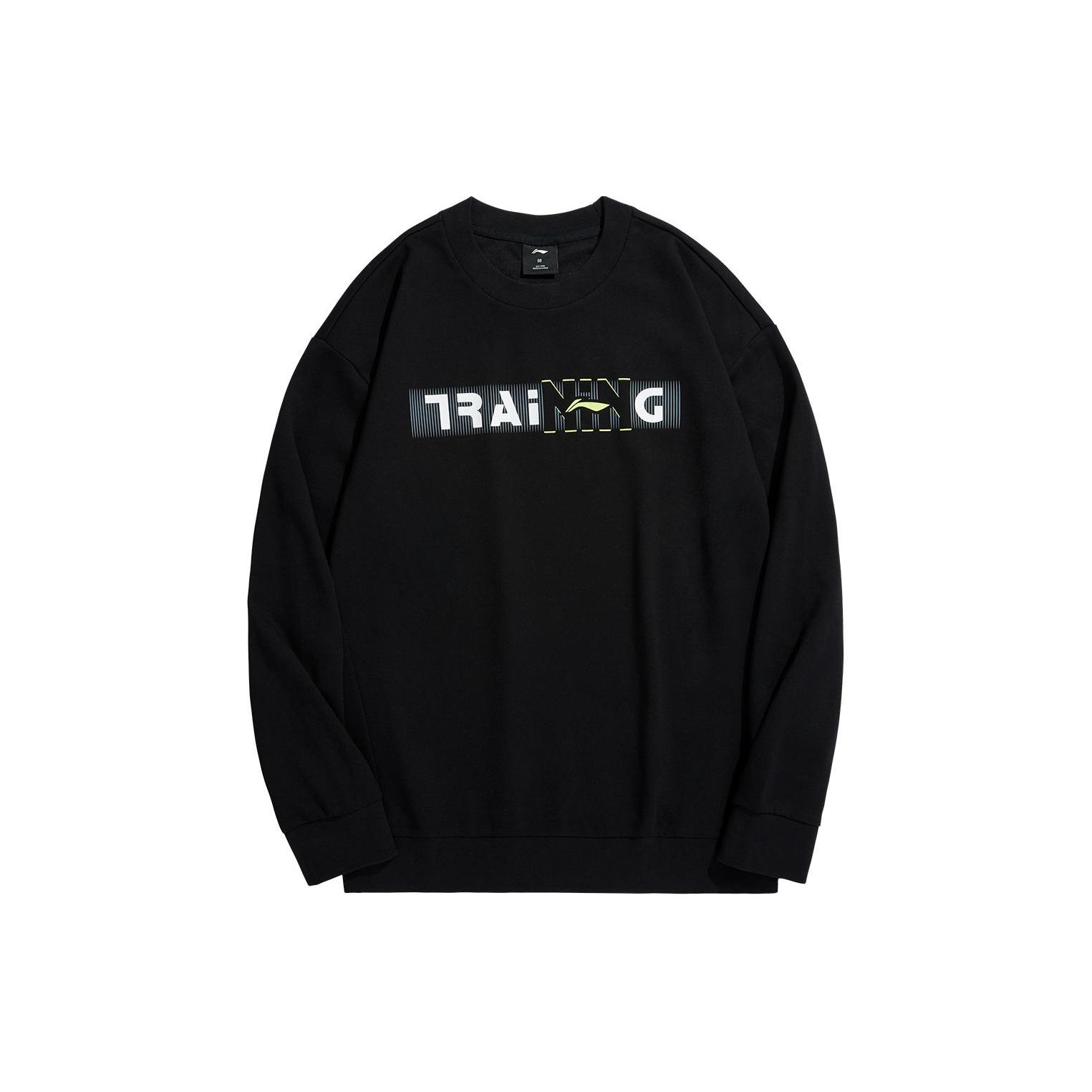 Li Ning Fitness Series Sweatshirt Men s Black AWDU947-1 L