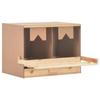 Day and Night - Day and Night Chicken Nesting Box 2 Compartments Pine Wood 63x40x45 Cm