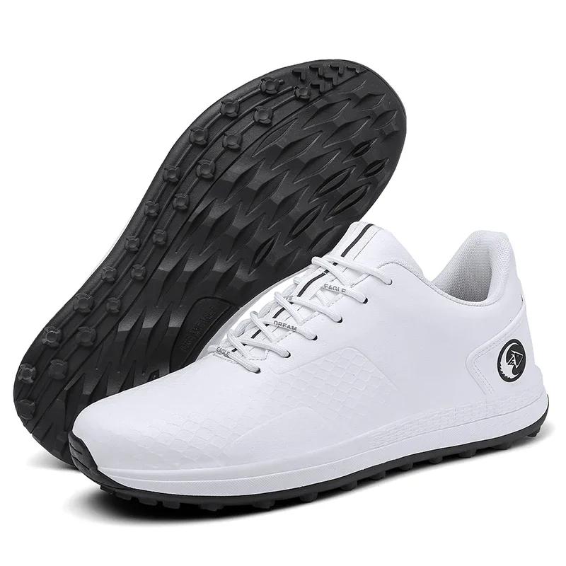 New Golf Shoes Men Light Weight Golf Wears Size 39-45 Walking Footwears Anti Slip Athletic Sneakers