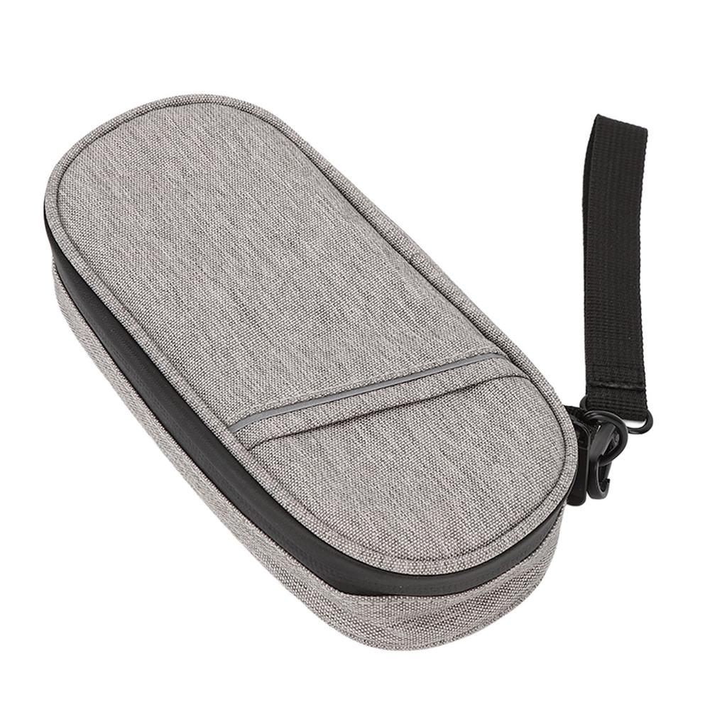 Insulin Cooler Bag Cooling Storage Carrying Pouch Zipper Design for Indoor Outdoor Grey