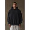 Fear of God Essentials Fleece-Lined Hoodie With Letter Print Unisex Sweatshirt Black FOG-FW21-156