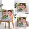 Cha Eun Woo Pillow Case Kawaii Pillow Cover Polyester Graphic Cushion Cover Pillowcases For Sofa Home Decoration