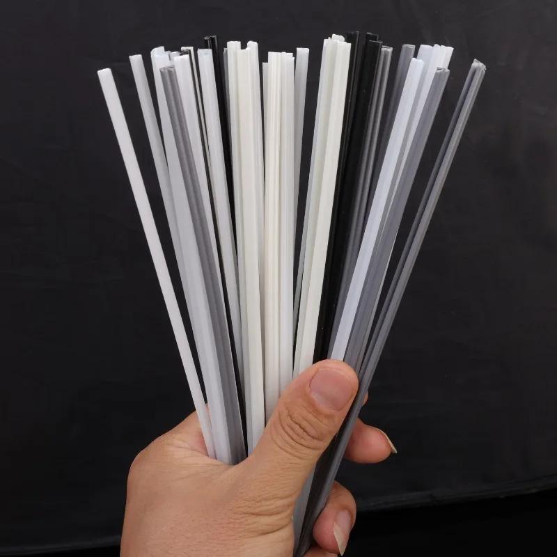 PP/PE/PVC/ABS Kunststoffschweißstab-Set 20cm für Stoßstangenreparatur Schweißzubehör Kunststoffschweißbrenner Polypropylen-Schweißstab 50 Stück