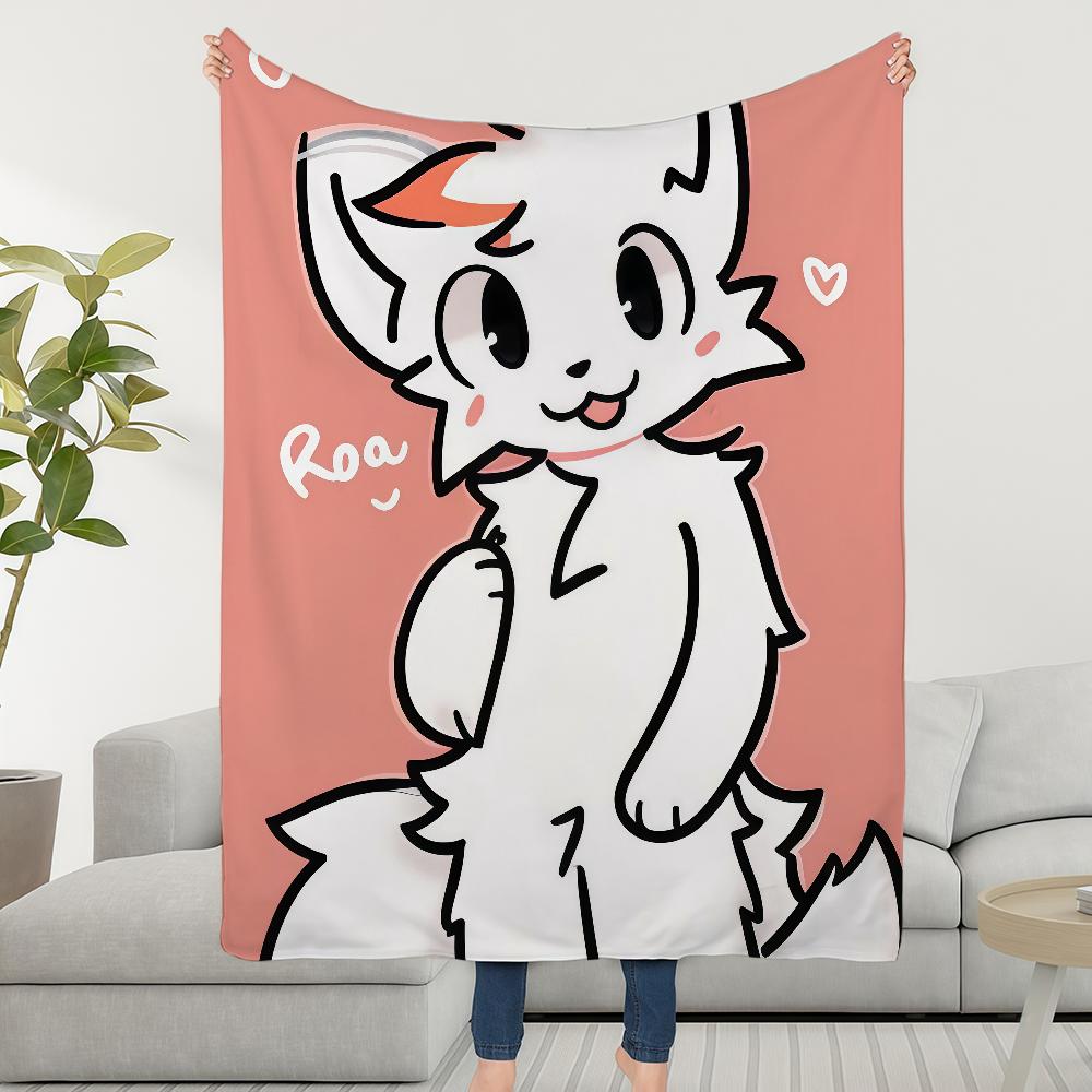 Cartoon Funny Cute Cat Kawaii S-SillyS B-Boy K-KisserS Blanket Soft Warm Furry Throw Super Kids Toys Bed Sofa Car Cradle