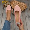 Women Flats  New Solid Color Slip on Shoes for Women Casual Knitted Ballet Loafers Women Lightweight Breathable Flats Shoes