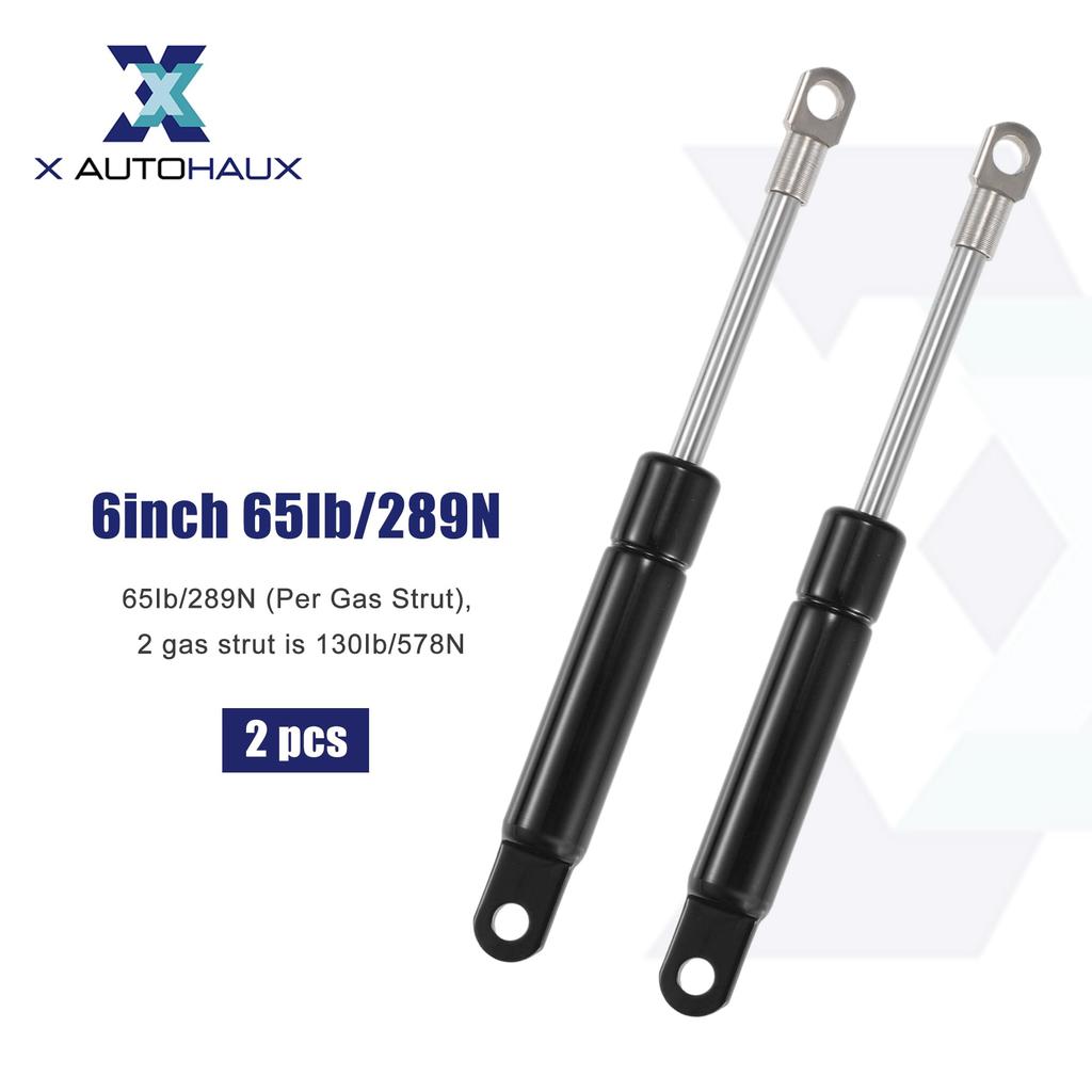 X AUTOHAUX Gasveer Demper Set van 2 Uitgerekte Lengte