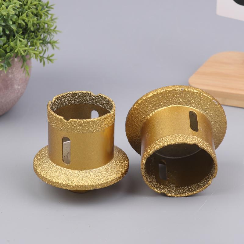 M10 Brazed Diamond Washbasin Core Drill Bit Hole Opener Table Basin Tool For Granite Marble Tile Drilling Cutter