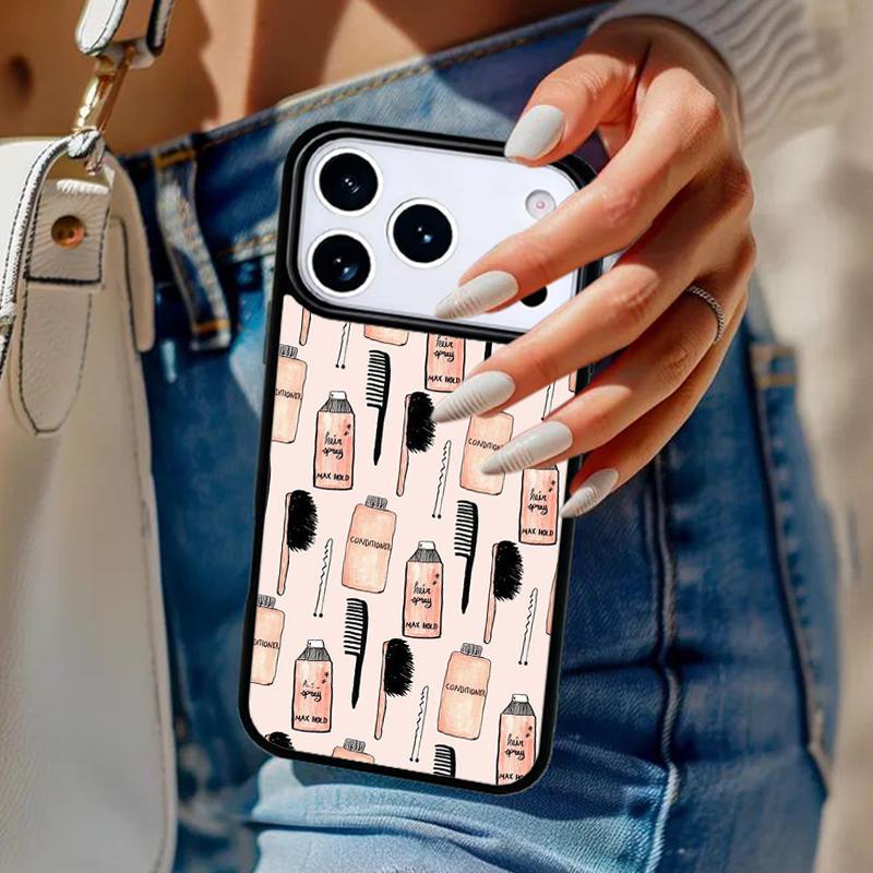 

Barber Scissors Hairstylist Salon print Phone Case For iPhone 17 Air 14 15 13 12 Max Cover For Apple 16 16e 11 Pro Max Plus iPhone 14