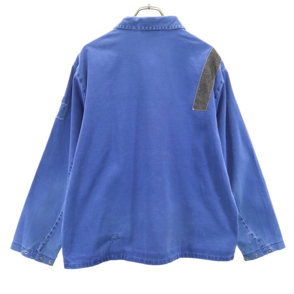 HBSCHOTZ 80s Reflector Eurowork Vintage Work Jacket 56 Blue Men's Used