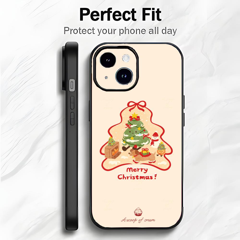 Christmas 1 Cute Holiday Design Art Phone Case Phone Case Soft Packaging Lightweight For iPhone17 16 15 14 13ProMax