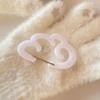 Hollow Strawberry Carabiner Climbing Buckle Acrylic Charm Sweet Bag Pendant Scrapbook Ita Bag Decor Accessories Creative Gift