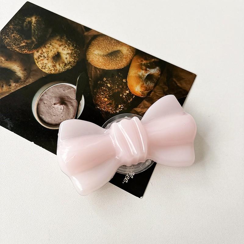 

Solid Color Bow Phone Airbag Bracket Adhesive Type Retractable Lazy Portable Desktop TV Stand Stable