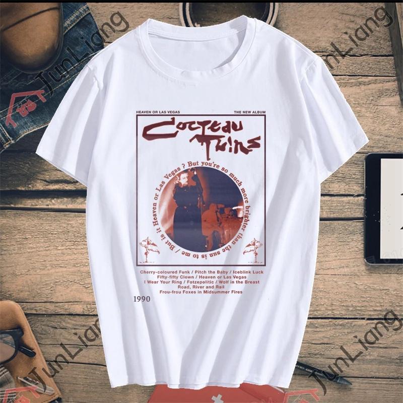 Cocteau Twins Unisex Tshirt XS4XL Oversized Loose Casual Shirt Summer Shortsleeved Crewneck Clothing