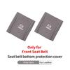 Car Buckle Protective Cover Fur Leather Safety Belt Protector Auto Accessories For Mazda 3 6 2 Axela CX5 CX3 CX30 CX9 Atenza IUE2