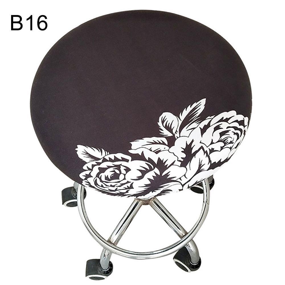 Seat Stool Round 30-45cm  Cover Floral Decor Printed Spandex  Chair