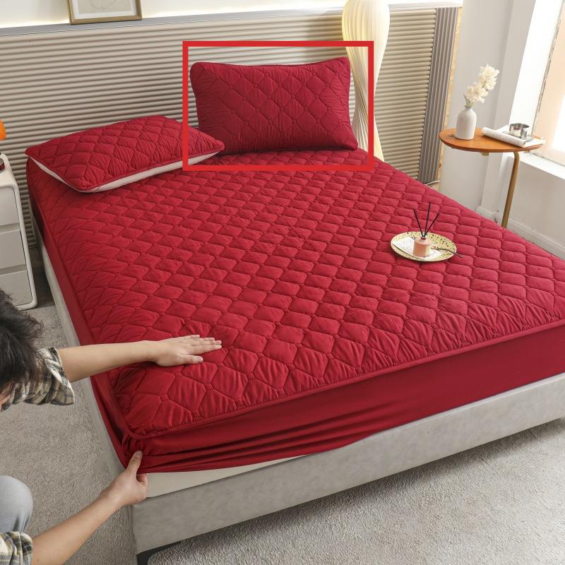 2025 New Waterproof Thicken Mattress Pad Protector Adjustable Fitted Sheets Bed Covers Anti-Bacterial Pad For Bed 150x200 160x200 180x200