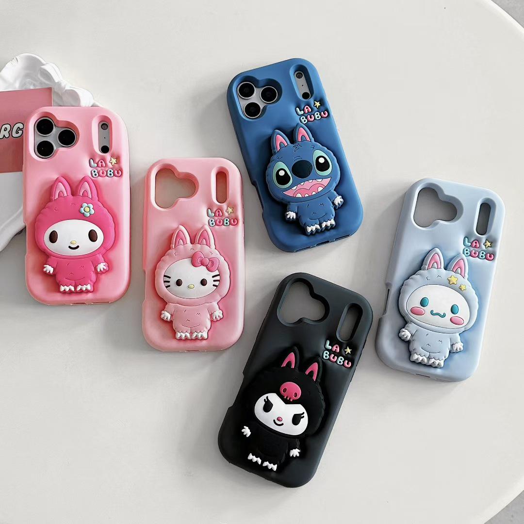

Sanrio Raburabu Stand Case for iPhone 14/15/16/17 Pro Max iPhone 15